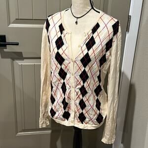 HENRI BENDEL Cardigan, Sz L